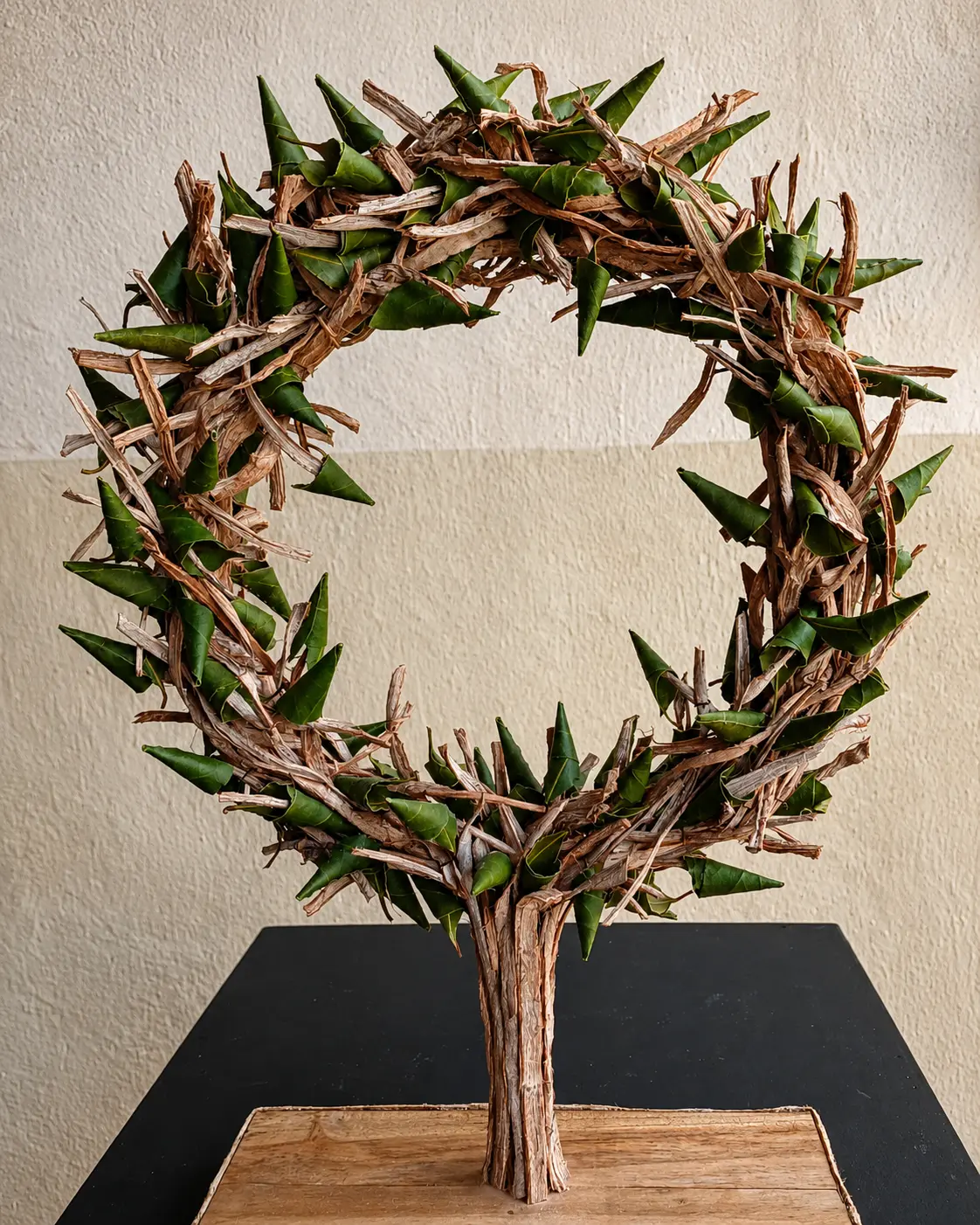 Cirkel III — Bladeren en gedroogd hout